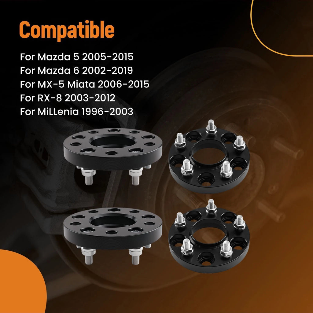 20mm Aluminum Spacers Kit for Hyundai (5x114.3, M12x1.5, 67.1mm)