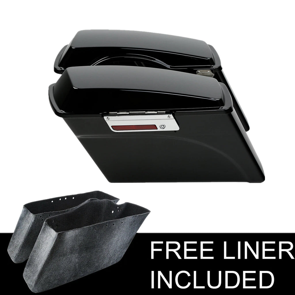 Hard Saddlebags & LED Rear Fender System for Harley Touring Street Glide (2009–2013)