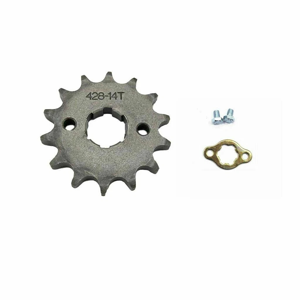 14 Tooth 14T 428 Sprocket for Taotao Sunl JCL Kazuma Lifan ZongShen Loncin