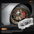 Brake Calipers w/ Bracket Kit Pair for Dodge Ram 1500 2500 3500 (2006–2008)