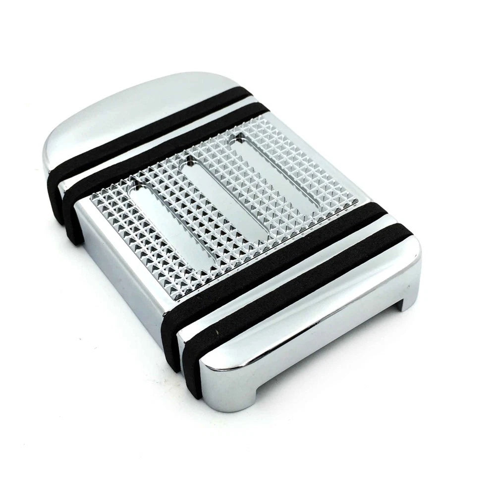 Large Brake Pedal Pad for Harley FL Softail (1986–2017) Chrome