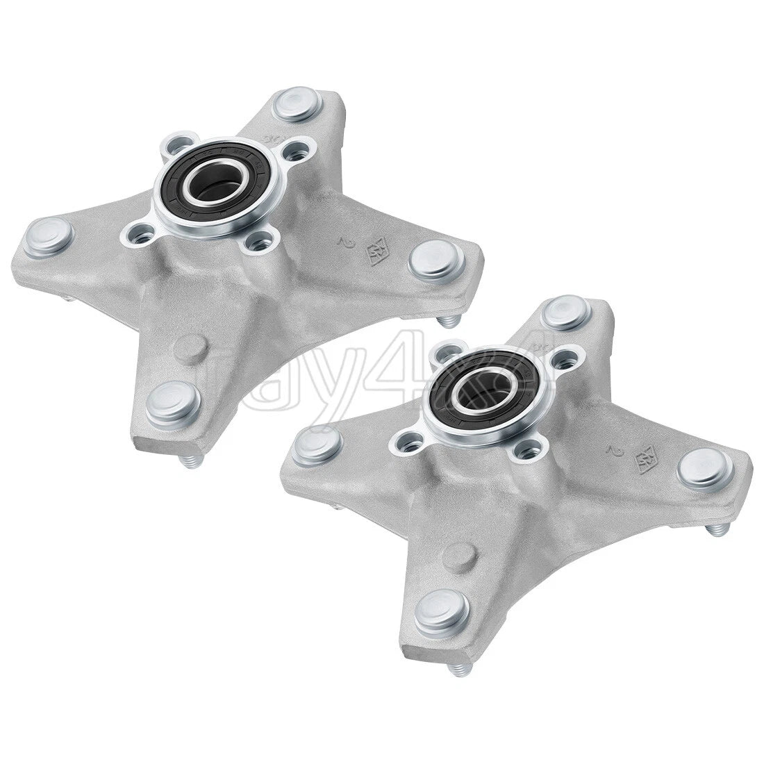 2 Front Wheel Hub Assembly for Yamaha YFZ450 YFZ450X YFZ450R (2004–2024)