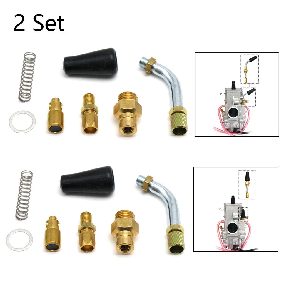 2X Carburetor Cable Choke Starter Plunger Kit for Mikuni TM/VM MK-413