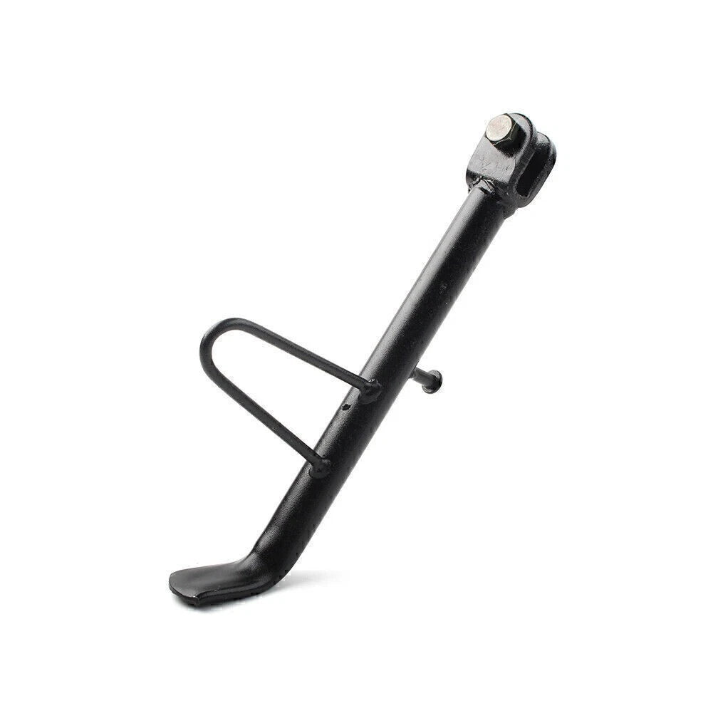 Kickstand Foot Side Stand Support for Universal Motorcycle Scooter E-Bike 21CM Black