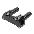 4" Handlebar Risers Flat Clamp Mount for Harley Sportster Dyna Softail