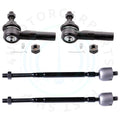 Set of 4 Front Inner & Outer Tie Rod Ends for Toyota Tercel Paseo (1992–1999)