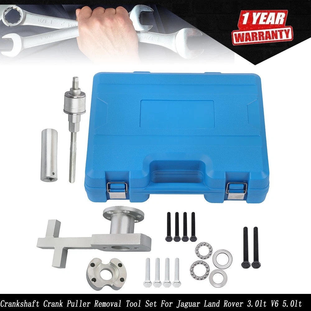Crankshaft Puller Tool Set for Jaguar Land Rover (3.0L V6, 5.0L V8)
