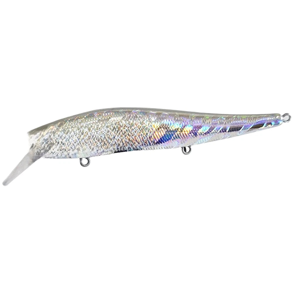 11.5cm 12g Silver Minnow Lure for Bass and Trout
