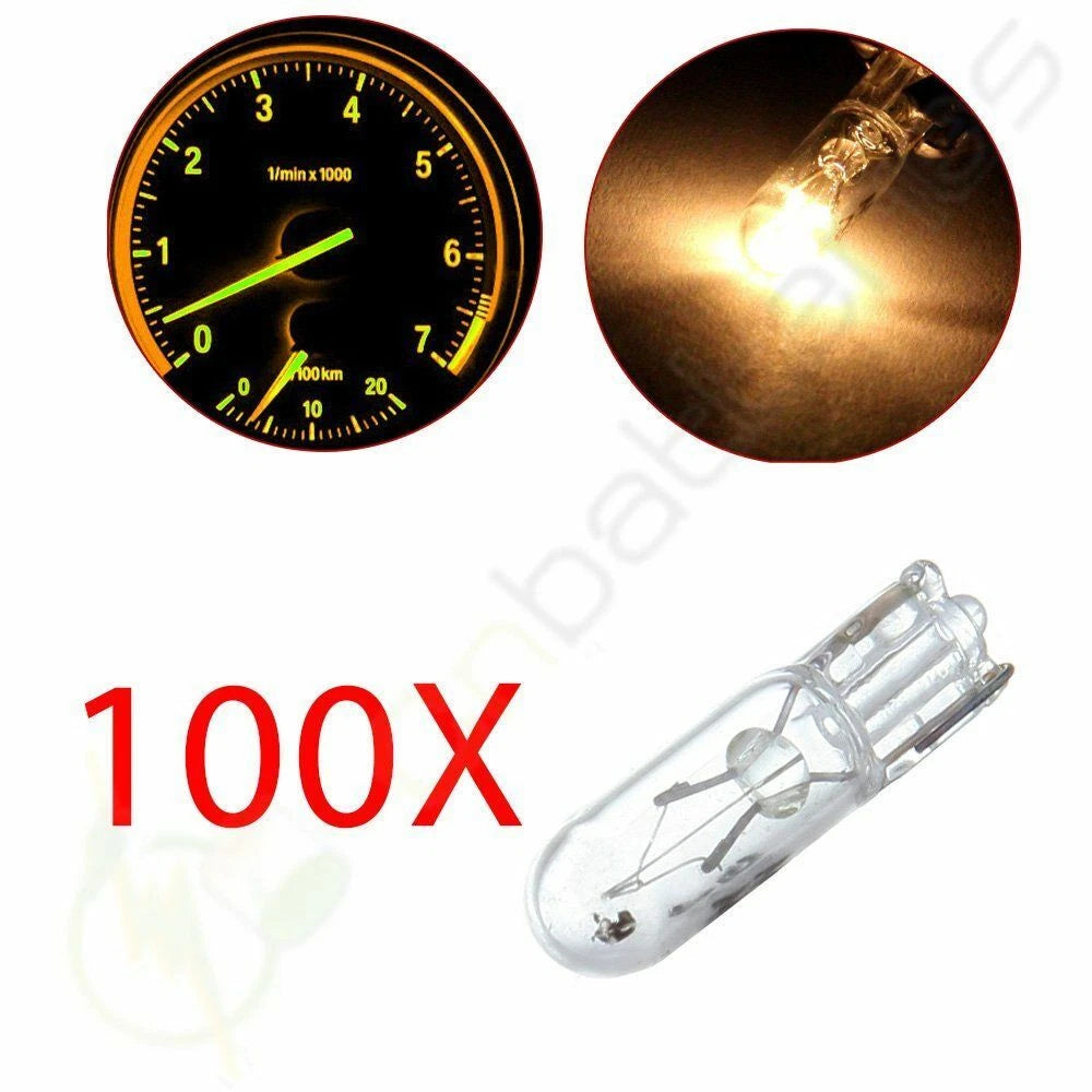 100X T5/74 Warm White Dash Lights for Ford