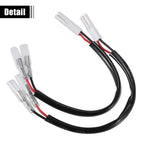 Motorcycle Turn Signal Cable Adapter Connector for Honda  2 x Pcs