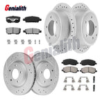 Brake Rotors & Pads Kit for Jeep Compass Patriot Dodge Avenger Caliber (2007–2017)