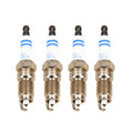Set of 4 Bosch Double Platinum Spark Plugs for Buick Chevy Ford Rover Lincoln Mazda