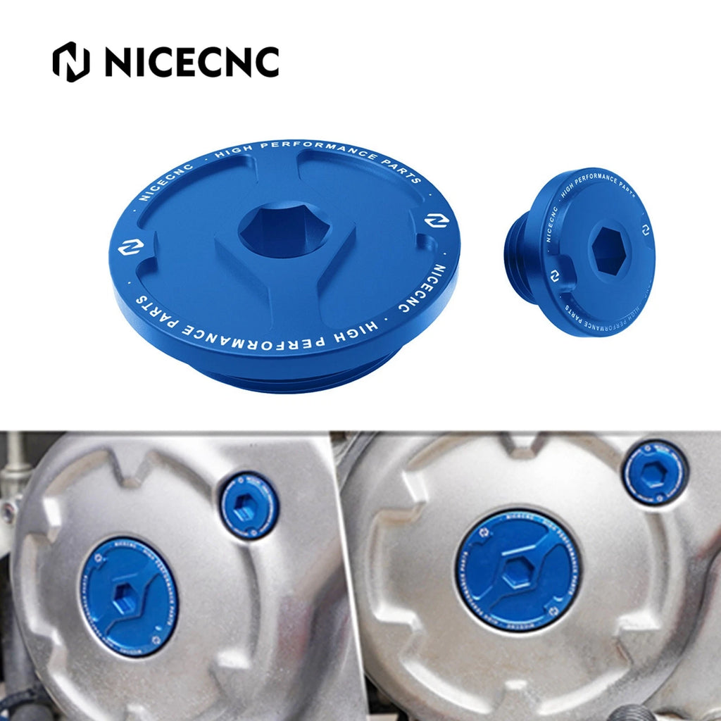 Crankcase Cover Plug Screws Kit for Yamaha YFZ450R/RSE (2009–2025) Blue