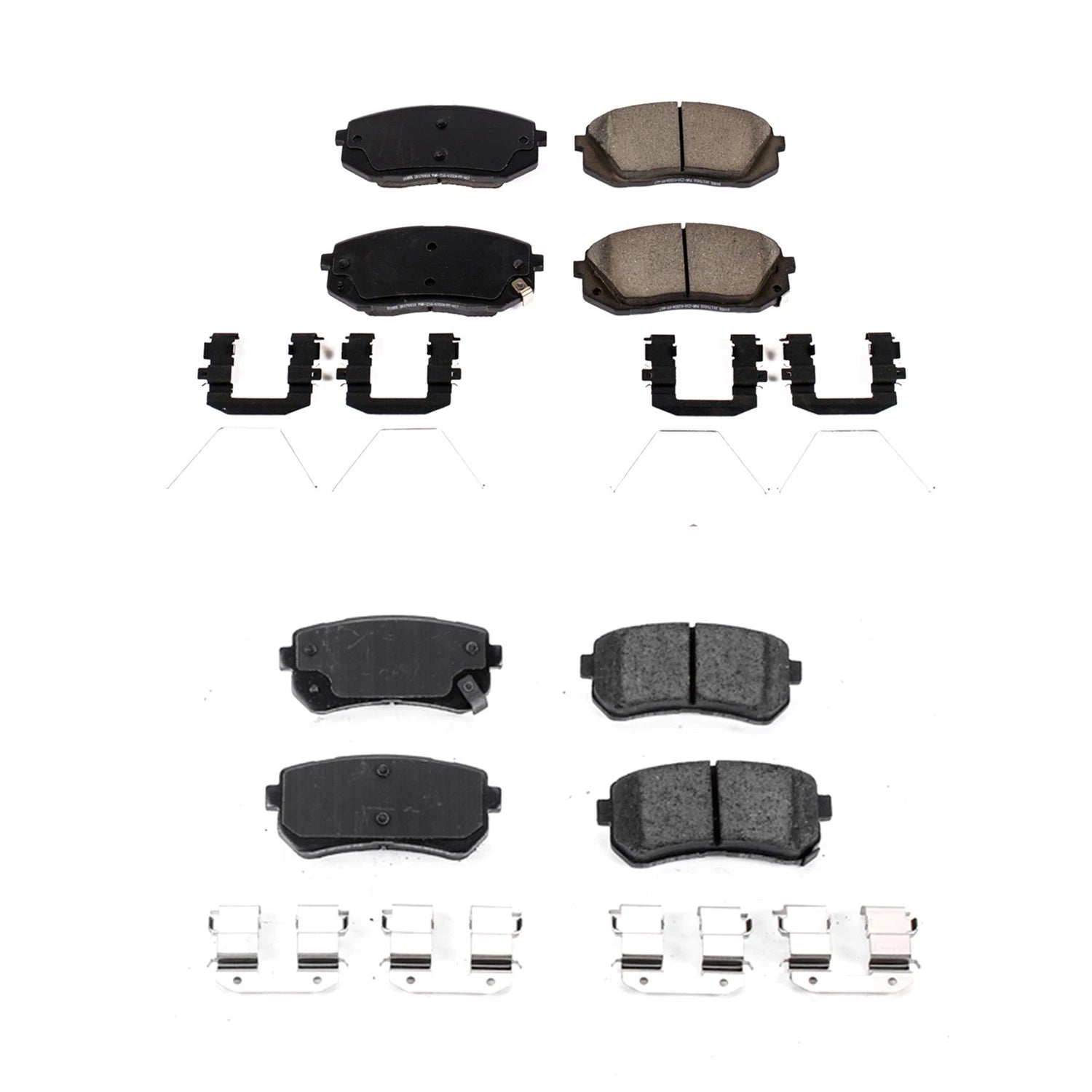 PowerStop Z17 Low-Dust Ceramic Disc Brake Pad Kit for Optima Sonata (2011–2020)