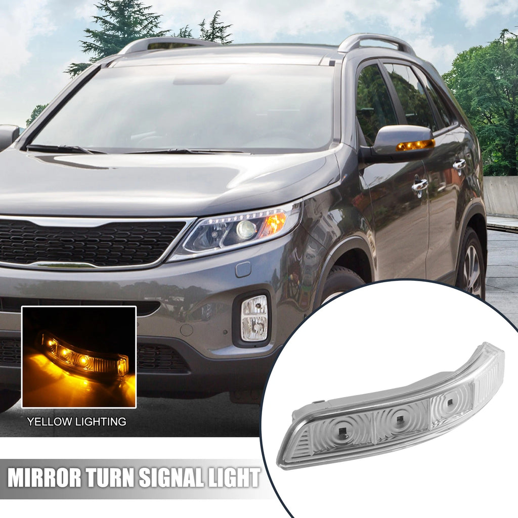 3 LED Front Left Side Mirror Turn Signal Light No. 87613-2P000 for Kia Sorento (2011–2016)