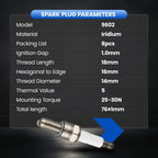 Set of 8 Iridium Spark Plugs for Chevy Express 1500/2500/3500 (1996–2023)