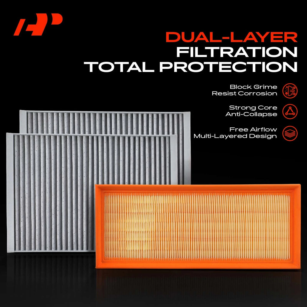 Engine & Active Carbon Cabin Air Filter for Mercedes CL550 CL63 AMG (2007–2013)
