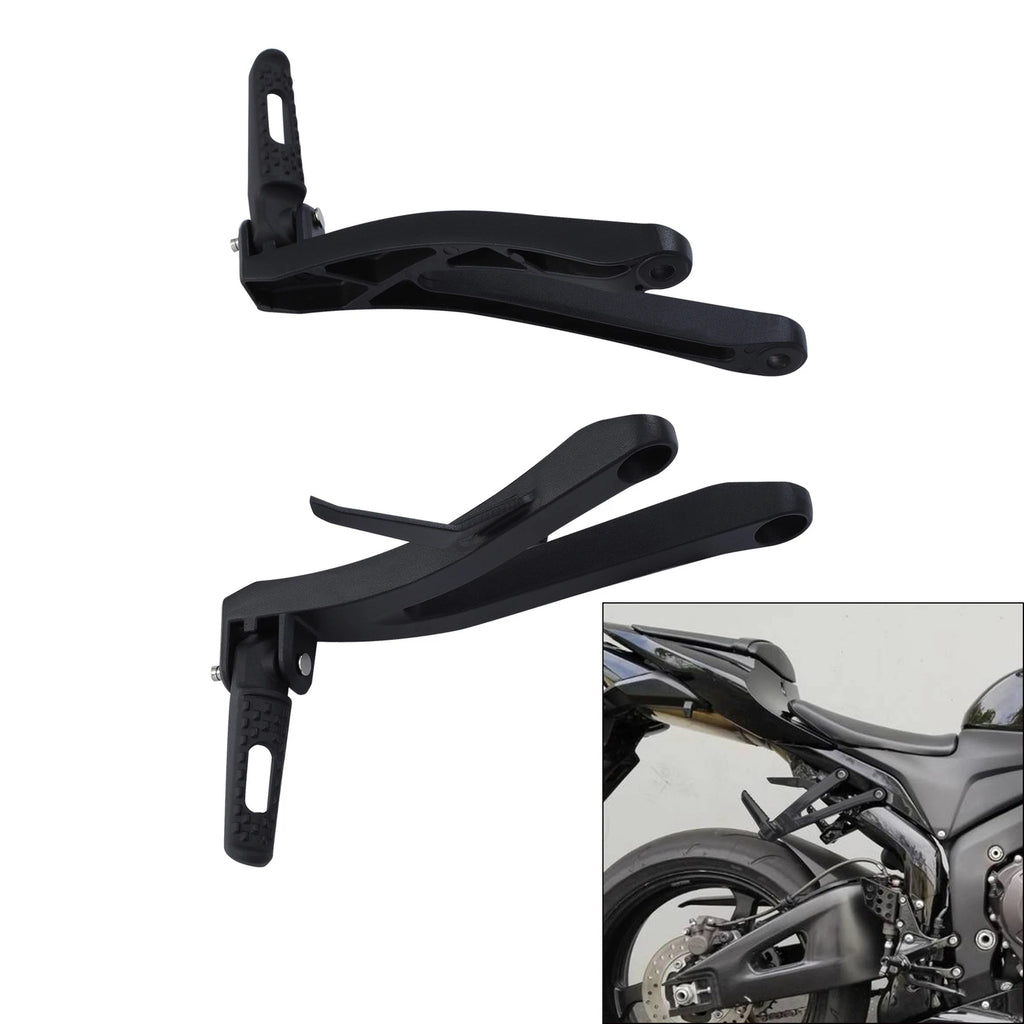 Rear Passenger Foot Pegs Bracket for Honda CBR600RR (2007–2025) Black