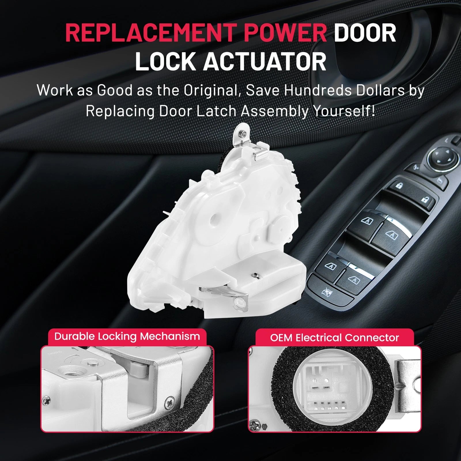 Front Left Door Lock Actuator for Honda Pilot (2009–2015) 72150SZAA02