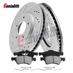 Front Rotors Brake Pads Kit for Dodge Caravan Chrysler Town & Country (2008–2016)
