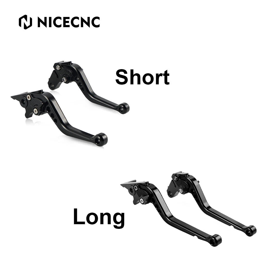Black Brake Clutch Levers for Suzuki GSX1300R Hayabusa (2008–2020)