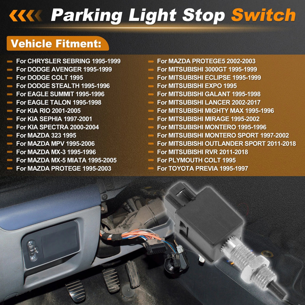Brake Light Switch for Chrysler Sebring (1995–1999) MB229024 1 pcs