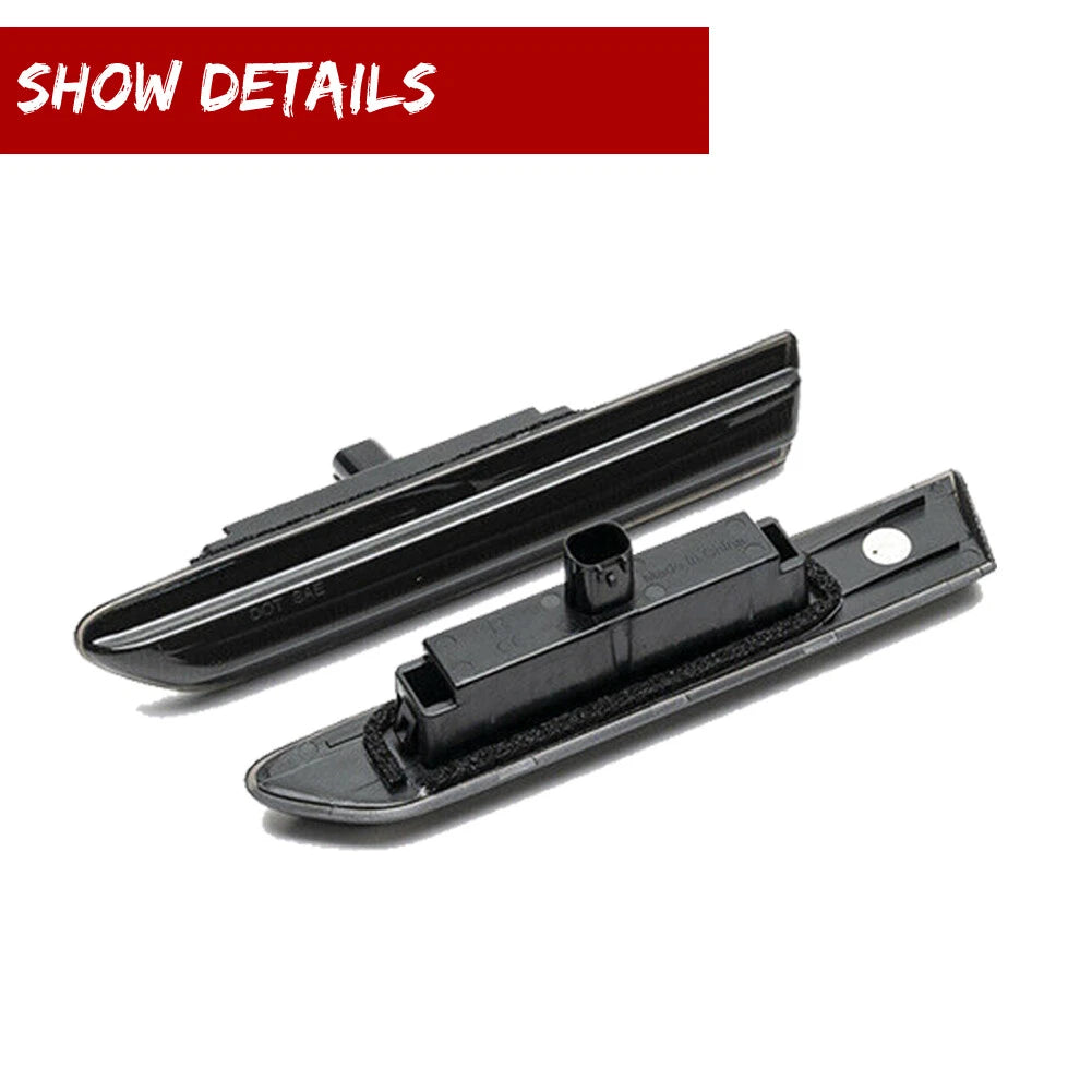 2X Amber LED Front Side Marker Parking Lights for Acura TL (2004–2008)