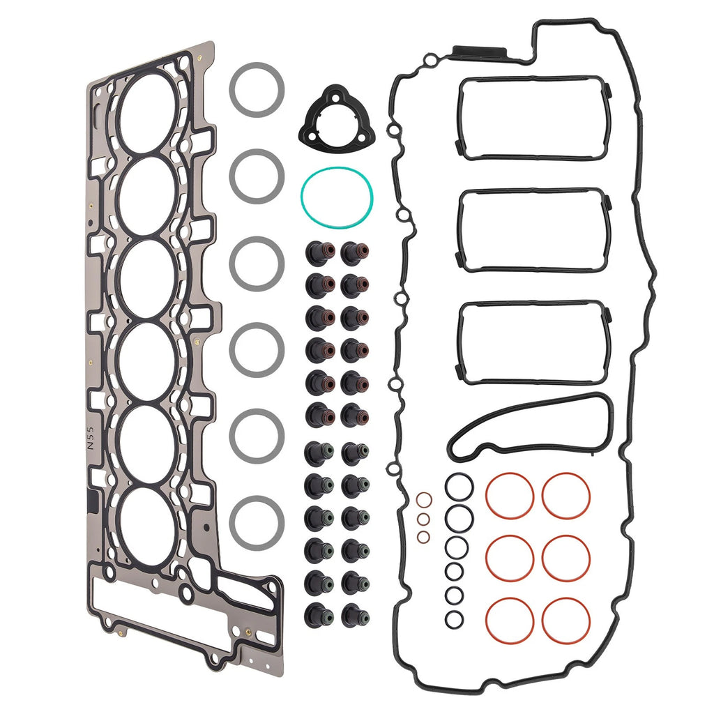 Engine Overhaul Gasket Kit for BMW 335i 535i X5 (2010–2018) N55B30 Turbo