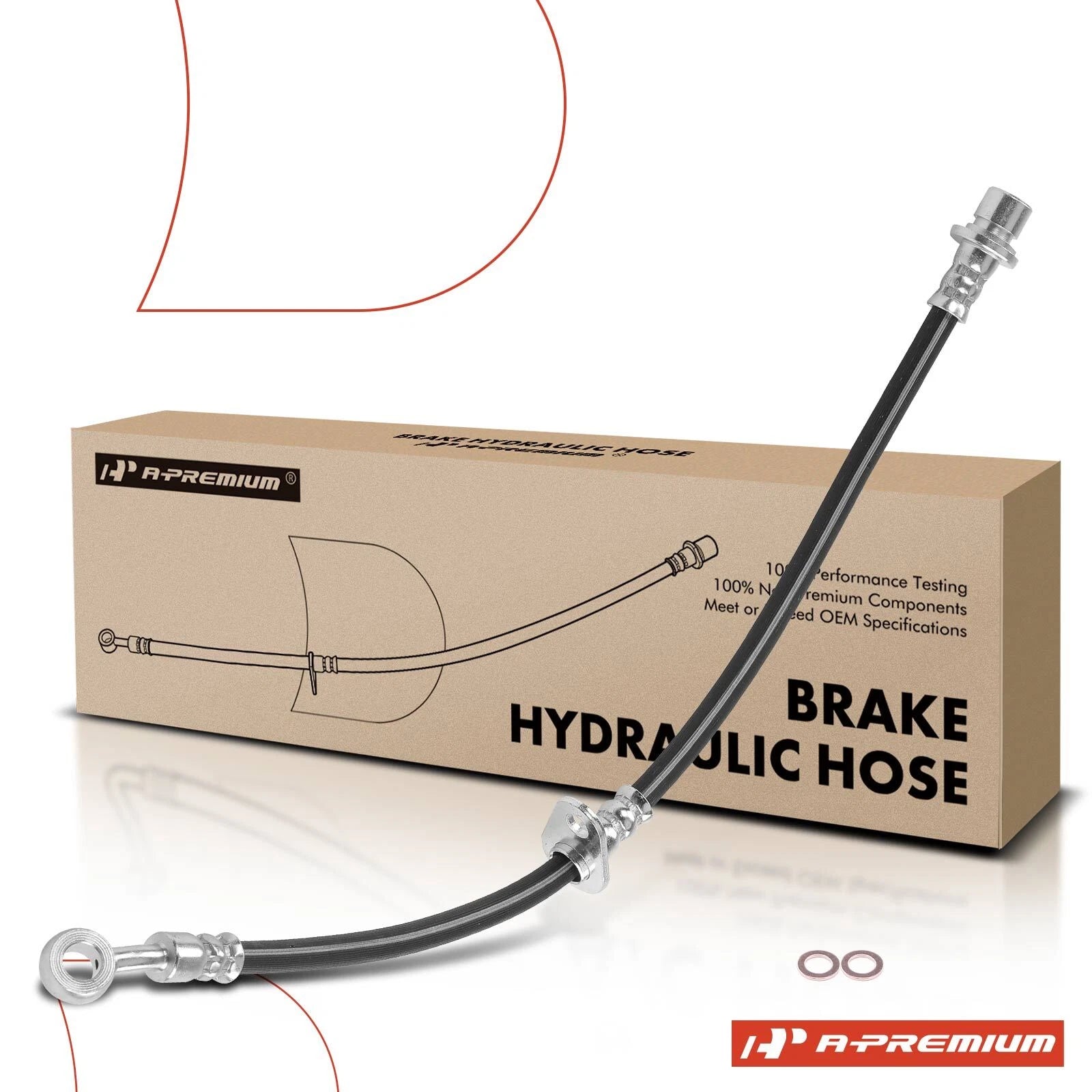 Rear Right Brake Hydraulic Hose for Honda Prelude (1997–2001)