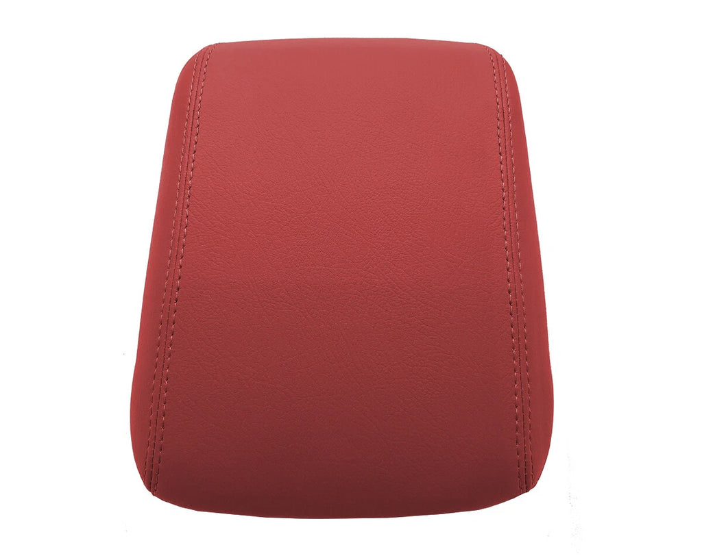 Leather Console Lid Armrest Cover for Audi A5 S5 (2008–2017) Red