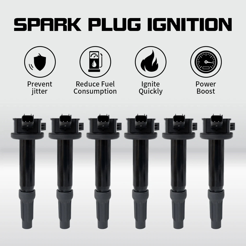 Ignition Coil Set of 6 for Ford Escape Fusion Mercury Lincoln (Fits DG514 C1594)