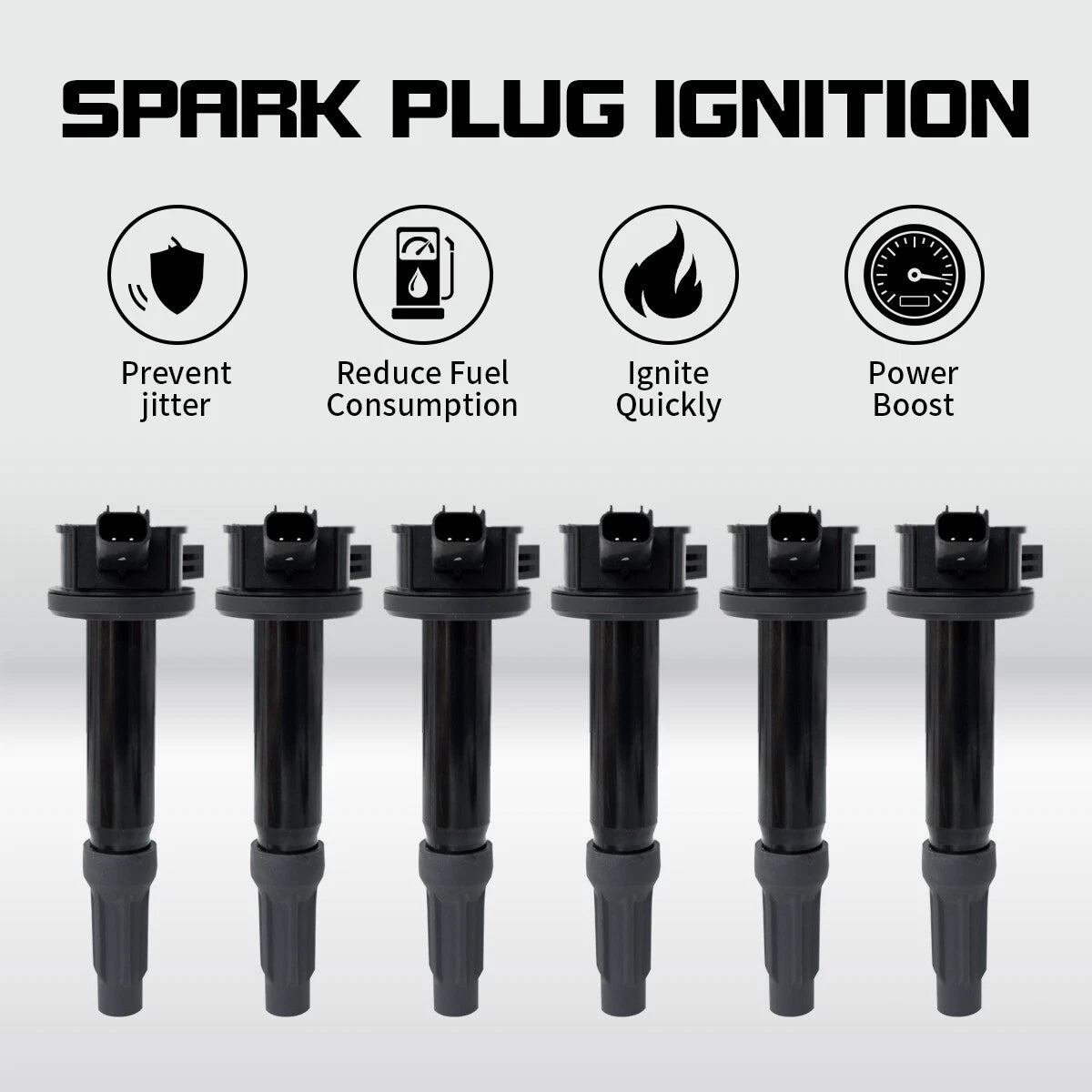 Ignition Coil Set of 6 for Ford Escape Fusion Mercury Lincoln (Fits DG514 C1594)