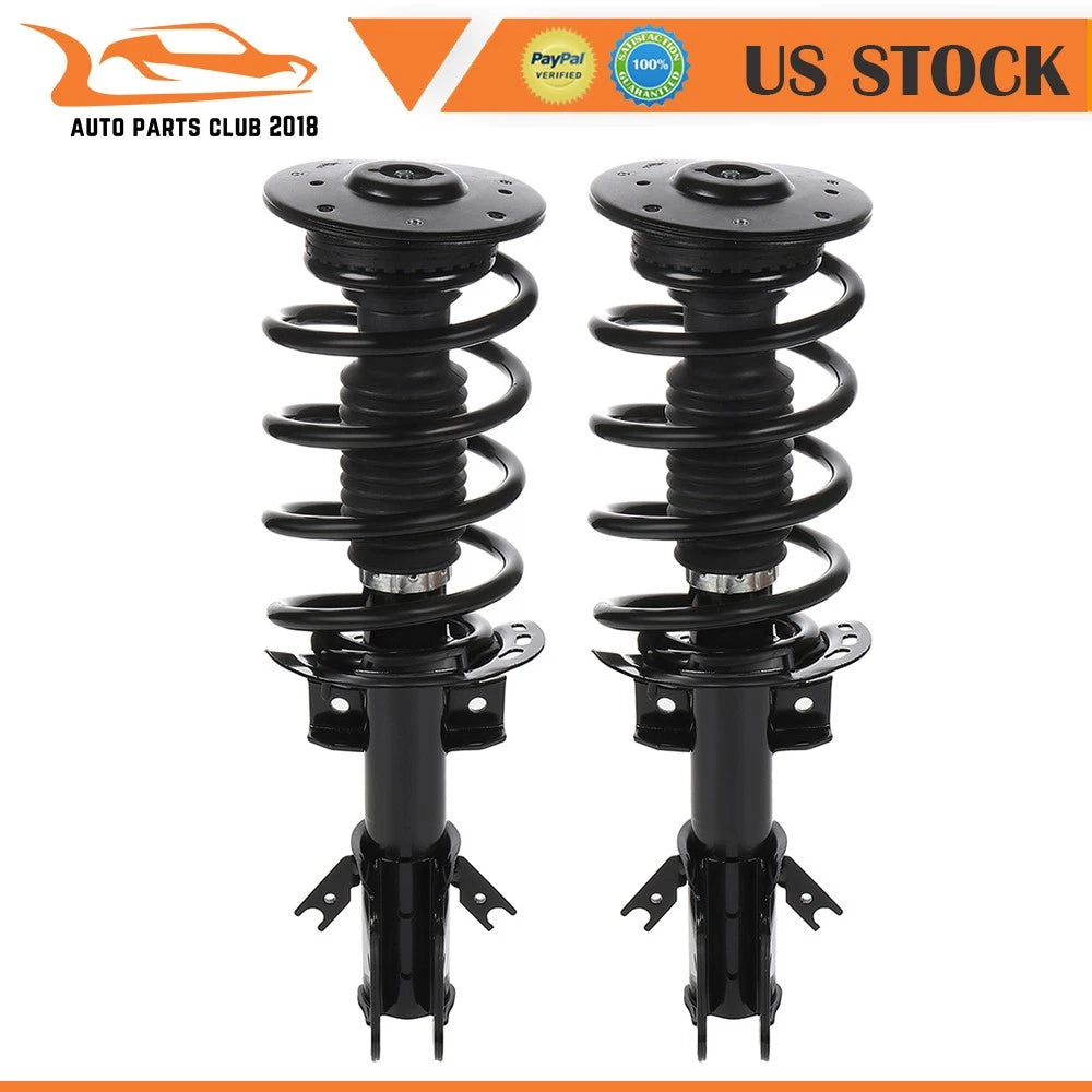 Front Struts & Rear Shocks for Ford Fusion (2013–2018) w/Coil Spring & Sway Bars
