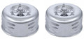 2 BBL Barrel Air Cleaners Chrome Louvered with Tri-Bar Nut for Universal (1900–9999)