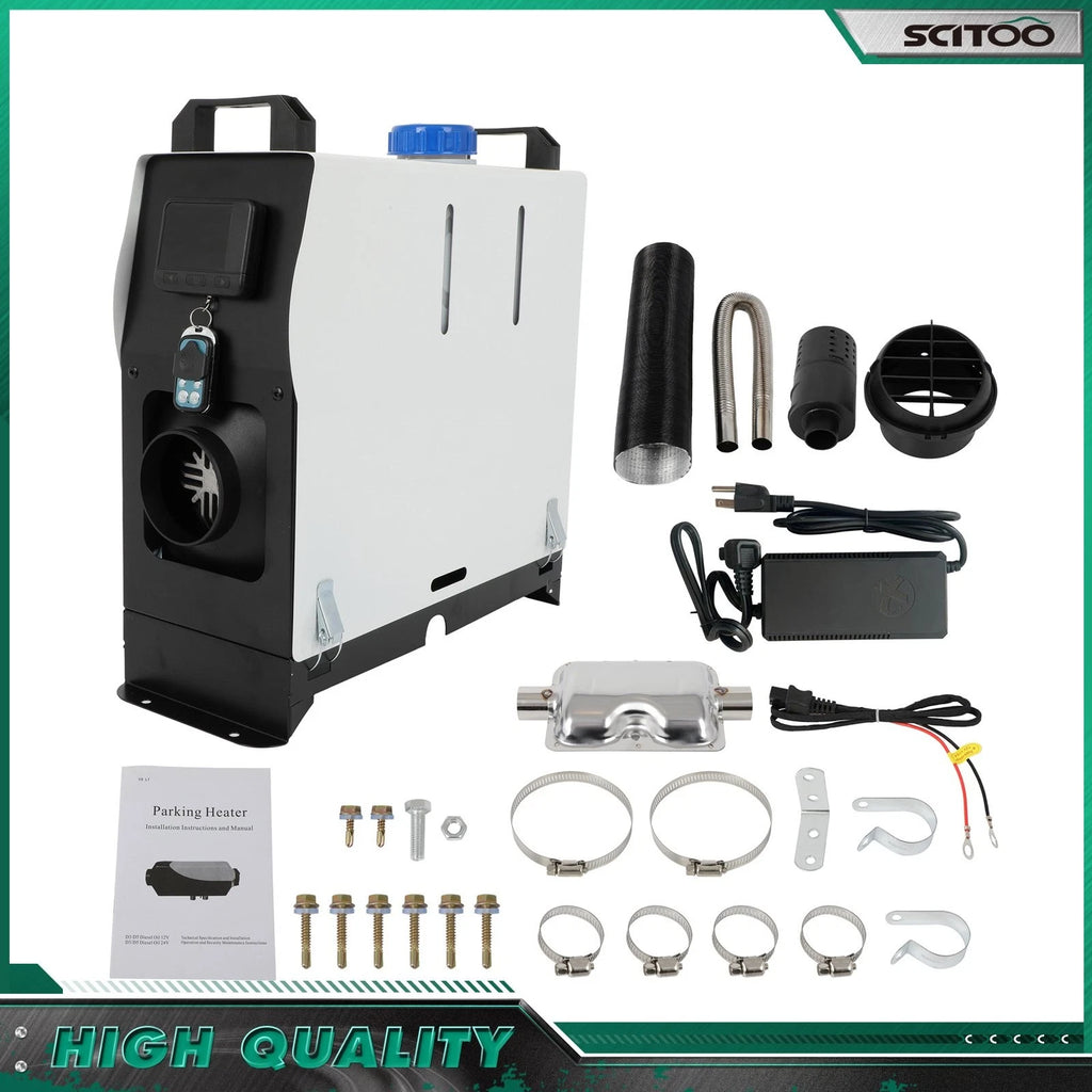 LCD Remote Control 12V 8KW for Car RV Diesel Air Heater (All-in-one)