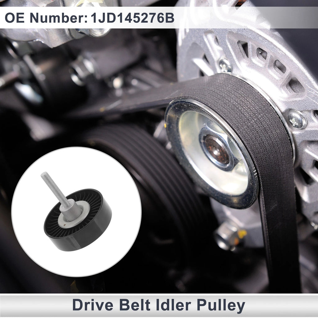 Drive Belt Idler Pulley for Audi A3 (2003–2007) No. 1JD145276B Black
