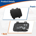 Tow Hook Cover Front Bumper for BMW 1 Series Black