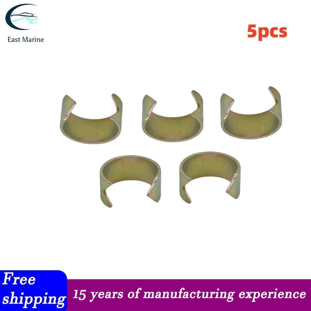 5Pcs Shift Shaft Bellows Clamp for Mercury Mercruiser (Replaces 54-866507, 18-7321)