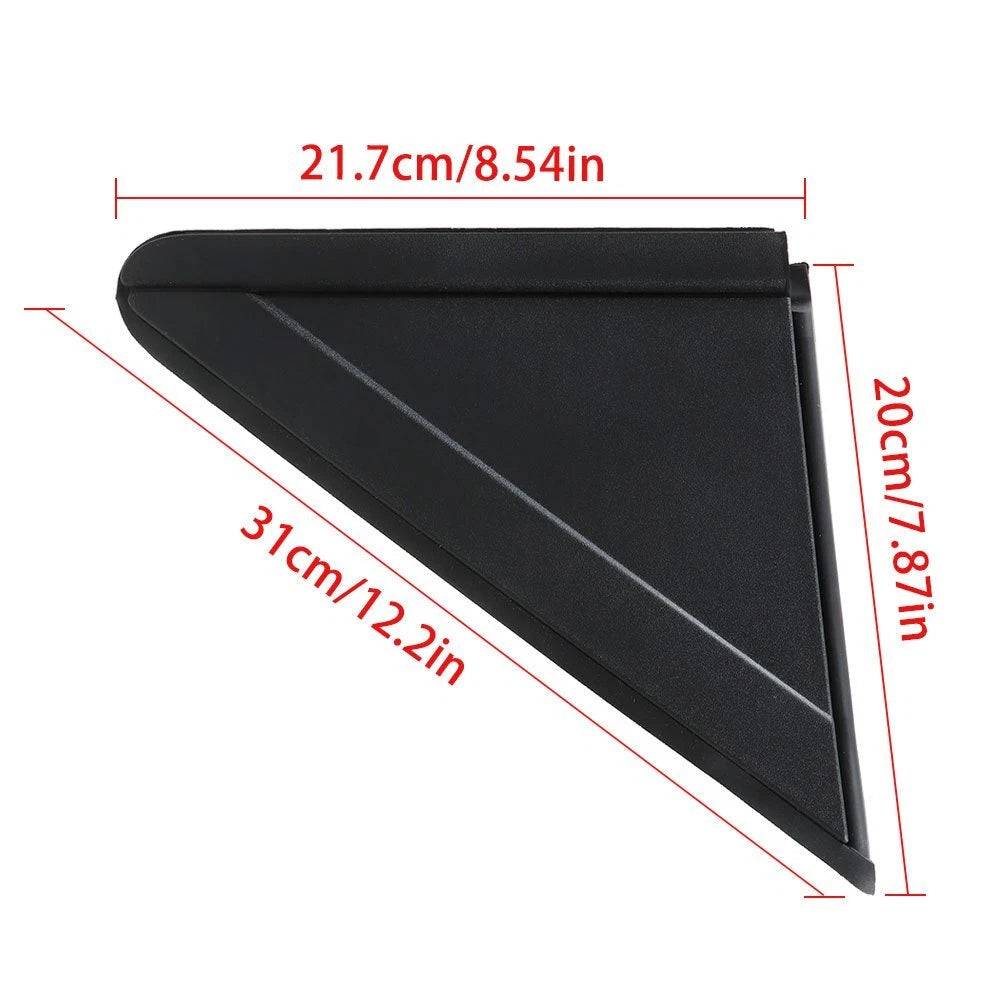 Passenger Side Plastic Mirror Flag Applique for Grand Caravan (2008–2020)