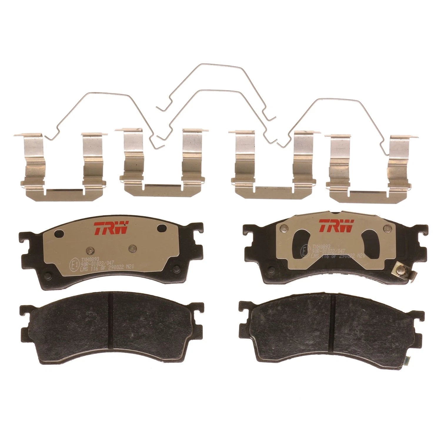 Set of 4 Disc Brake Pads for Mazda Protege (1999–2003)