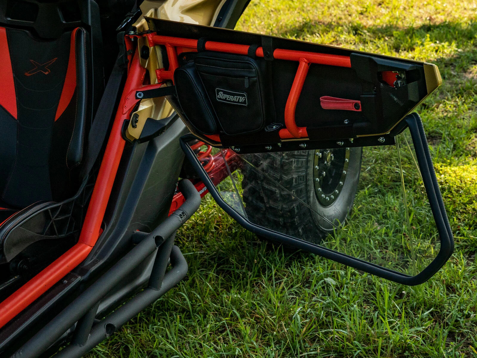 SuperATV Clear Lower Doors for Can-Am Maverick X3 (2017–2023)