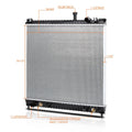 OE Replacement Aluminum Core Radiator for Titan/Armada/QX56 (2004–2015) DPI-2691