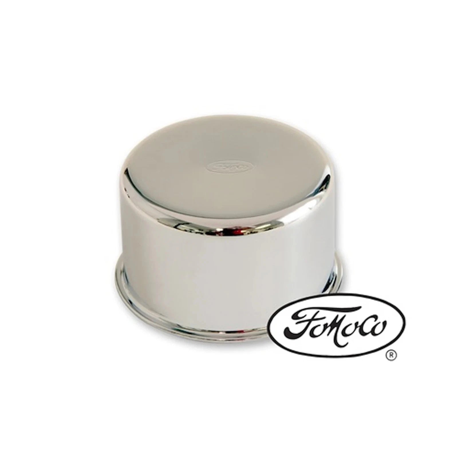 Chrome Valve Cover Oil Cap Push-On Replacement for Small Block Ford V8 (1962–1995)