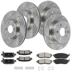 Front & Rear Brake Rotors & Ceramic Pads for Nissan 370Z & Infiniti EX37 (2009–2019)