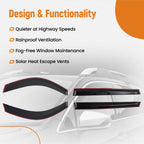 Set of 4 Window Visors for Toyota RAV4 (2006-2012) Black