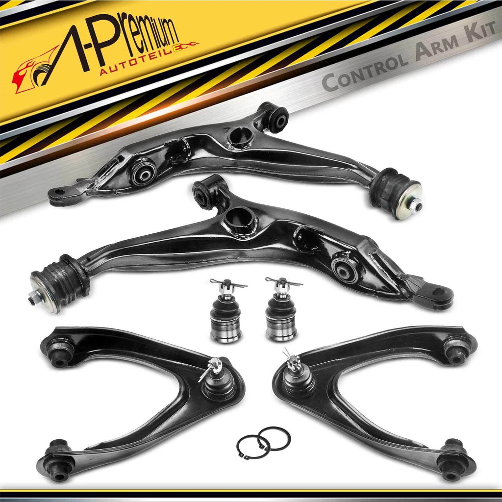 6X Front Lower & Upper Control Arm Ball Joints for Honda CR-V (1997–2001)
