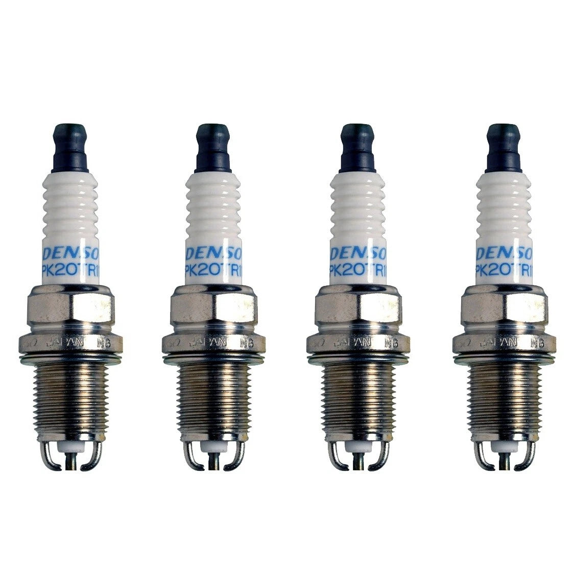 Set of 4 Spark Plugs for Lexus ES300, Toyota Avalon, Camry, RAV4 (Denso Dbl Platinum)