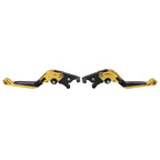 Folding Extendable Brake Clutch Levers for Suzuki GSXR600 GSXR750 (2004–2005) Gold