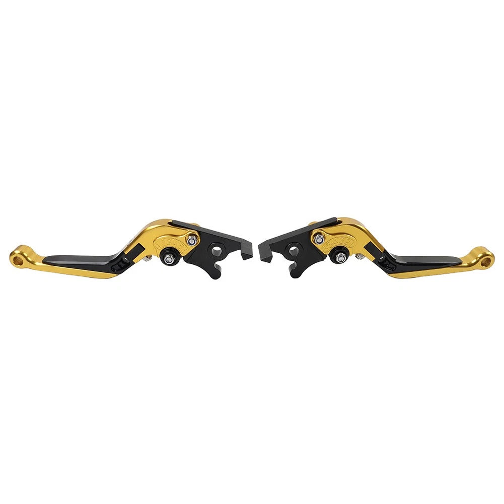 Folding Extendable Brake Clutch Levers for Suzuki GSXR600 GSXR750 (2004–2005) Gold