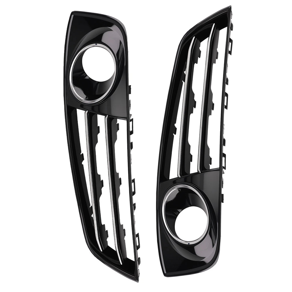 Front Bumper Fog Lamp Grille for Audi A8 D4 (2011–2014) 4H0807680E